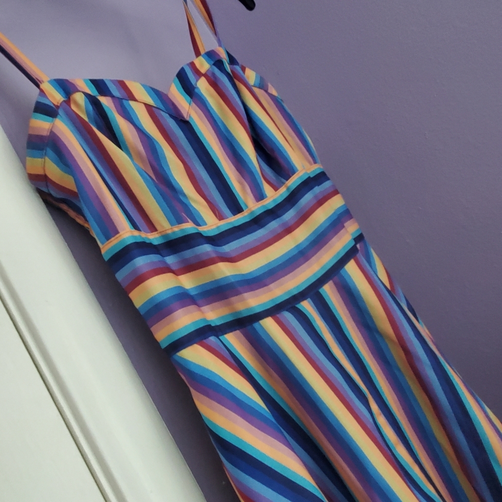 Cute multicolor stripe dress